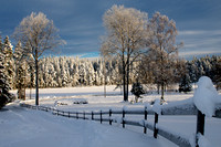 Sneeuwlandschap, Skillingaryd, Zweden